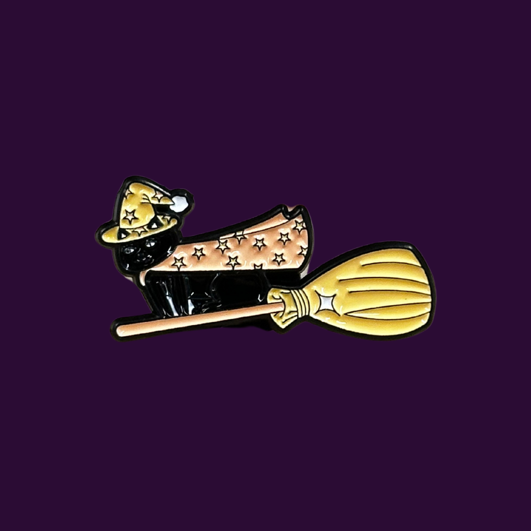 Witchy Kitty Pin