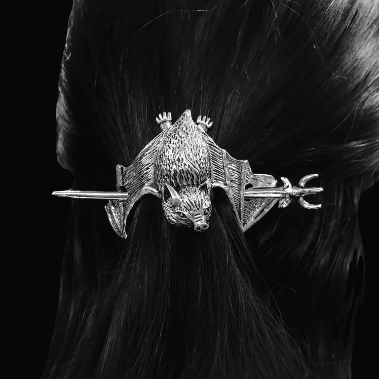 Gothic Bat Hairpin