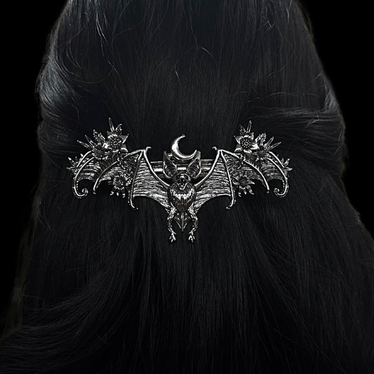 Midnight Bat Barrette