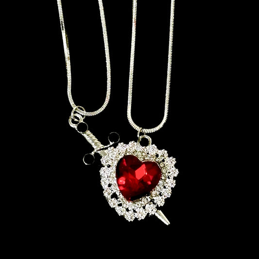 Bleeding Heart Promise Necklace