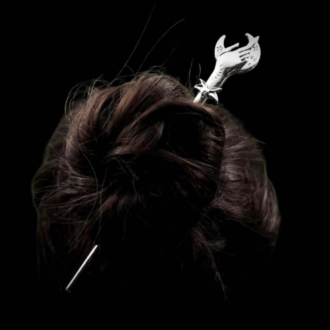 Triple Goddess Hair Pin