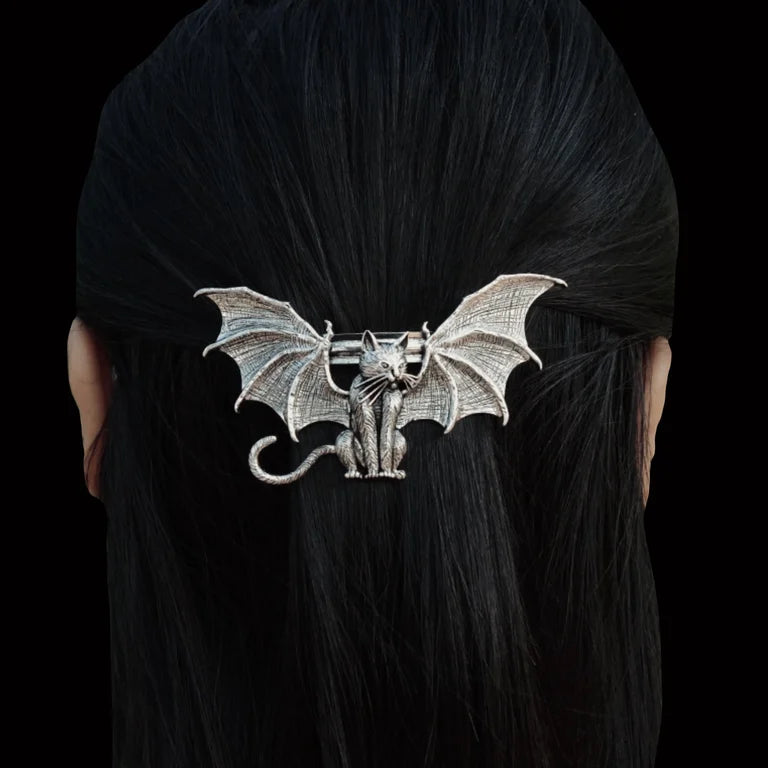 Cat Bat Hair Barrette