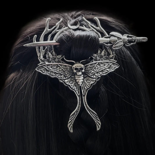 Deadhead Moth Hair Pin