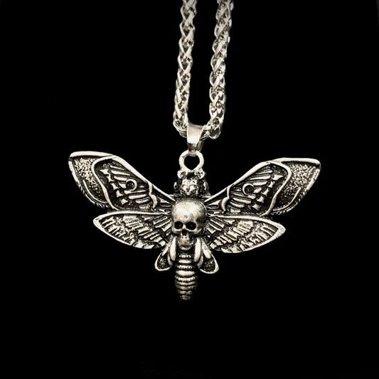 Deadhead Moth Necklace