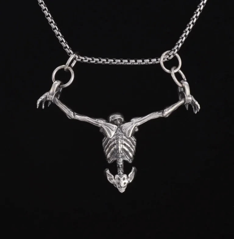 Shackled Skeleton Necklace