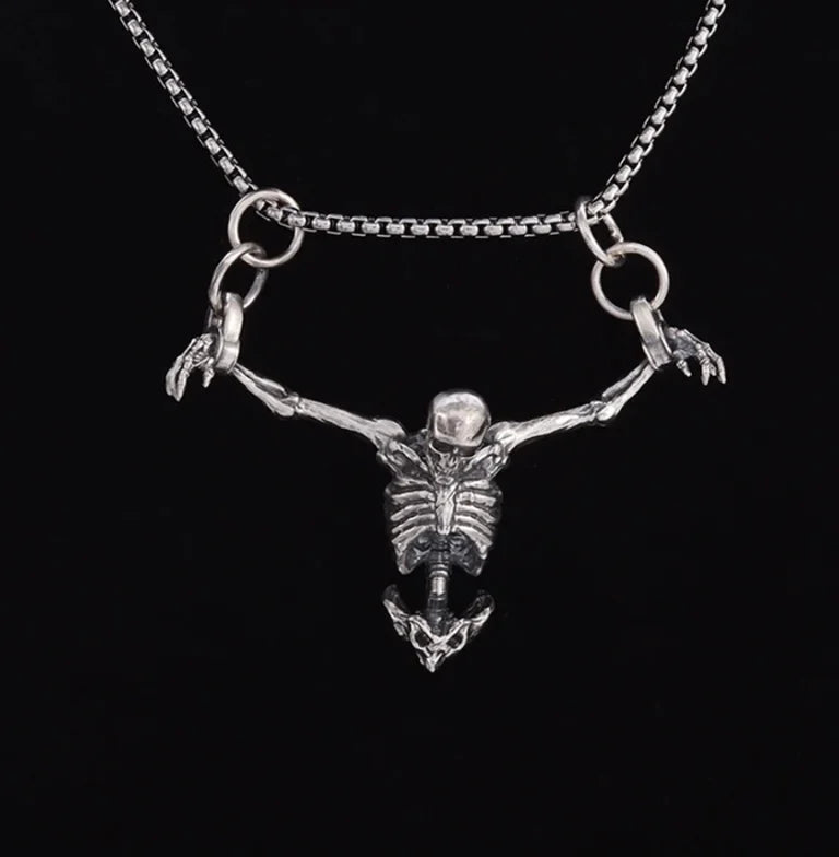 Shackled Skeleton Necklace