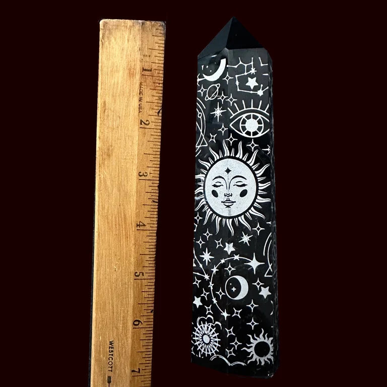 Mystical Obsidian Point