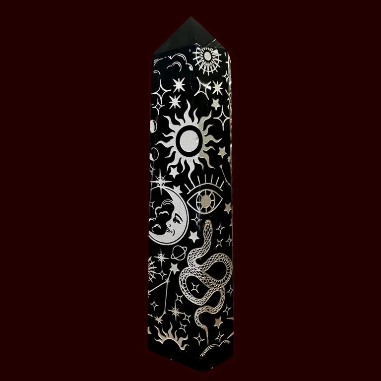 Mystical Obsidian Point