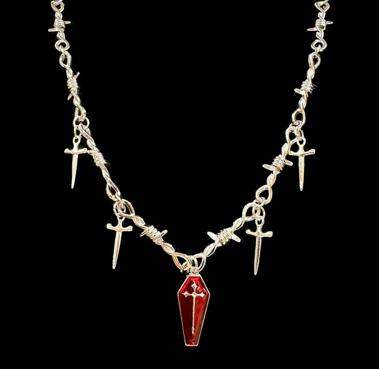 Vampire Coffin Necklace