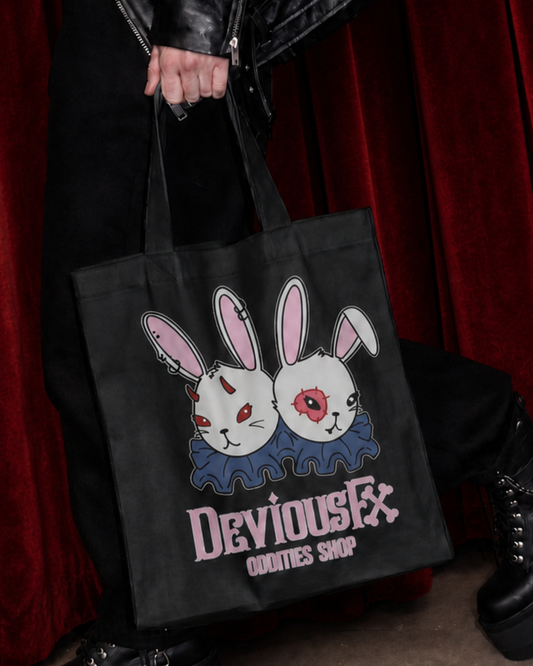 Sinister Rabbits Tote Bag