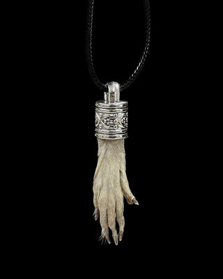 Mummified Rat Paw Necklace