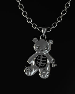 Skele-Teddy Necklace