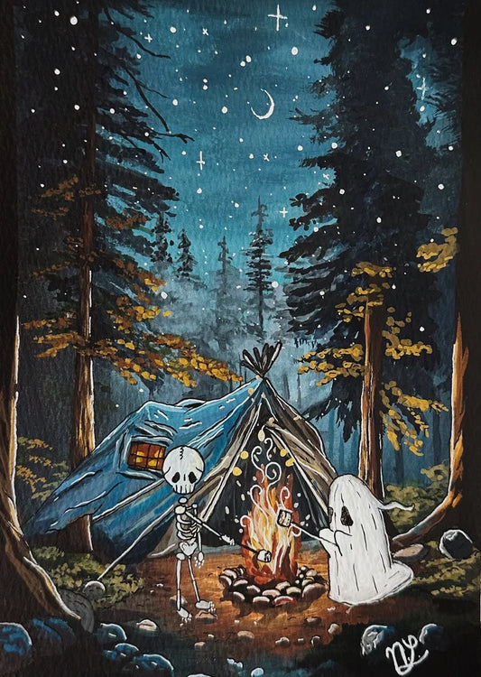 Campfire Print