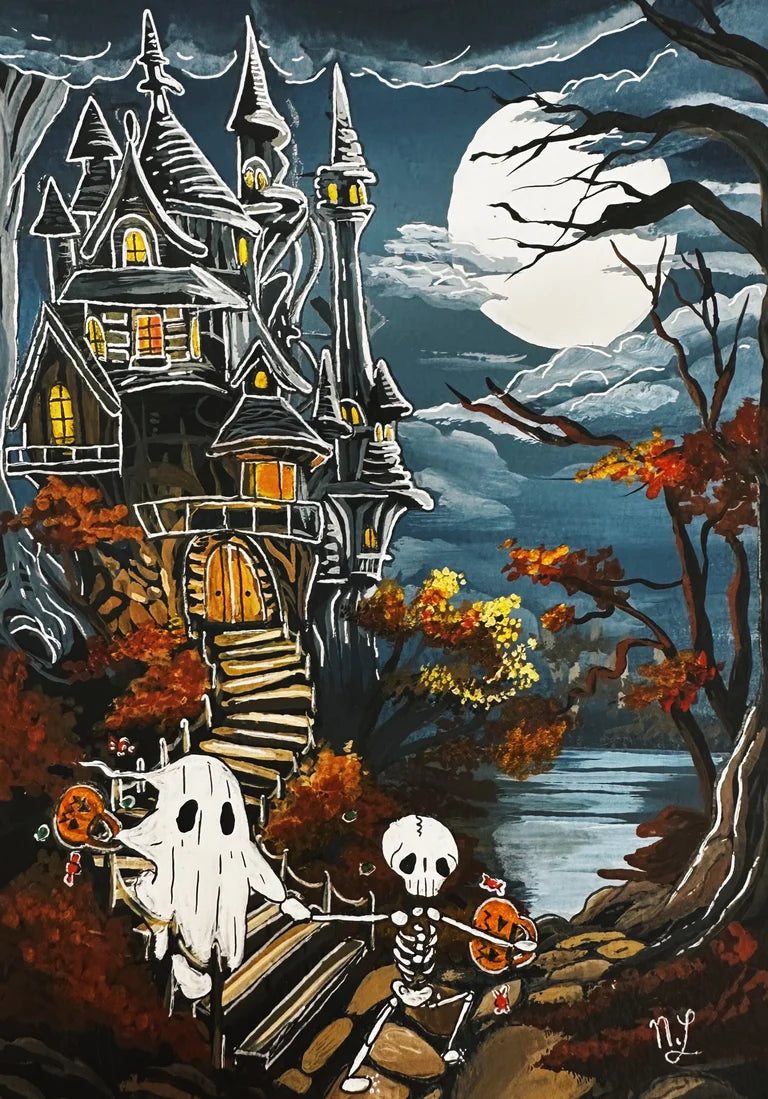 Haunted House Print
