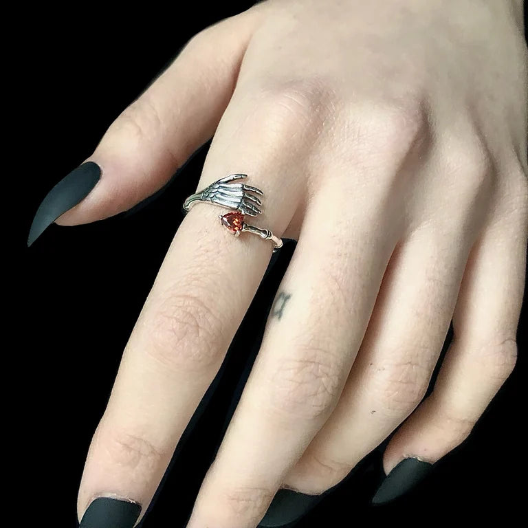 Skeleton Hand Ringing Bell Skeleton Hand Ring – DeviousFX